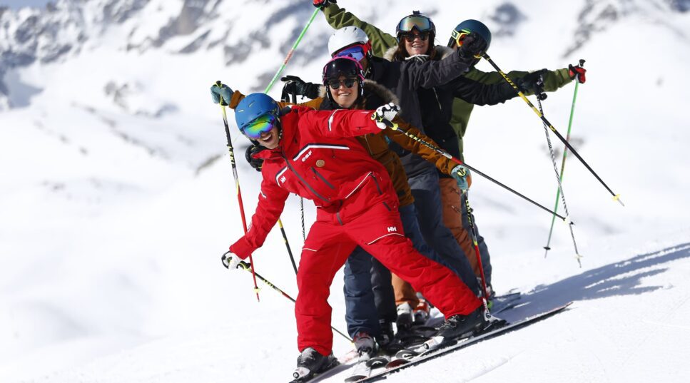 Ecole du ski français glisse alpine